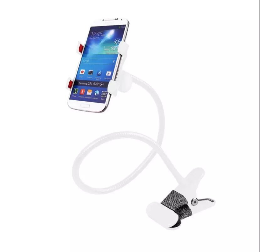 Flexible Metal Long Arm Lazy Phone Holder - 2 Pieces