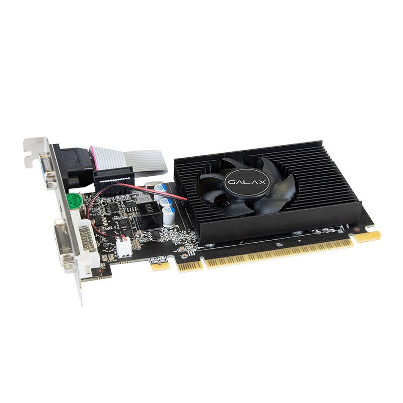 جالكس NVIDIA GeForce GT 730 - 2 جيجابايت / DDR3 / بت / PCIe / D-Sub / إتش دي إم أي / DVI-I