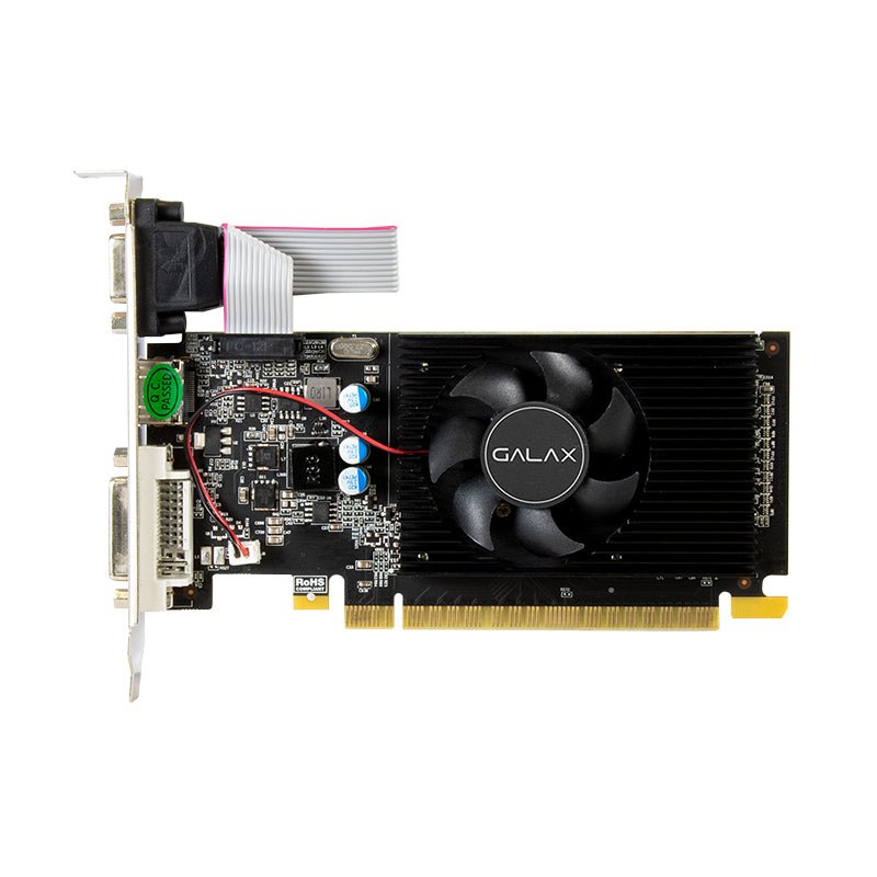 جالكس NVIDIA GeForce GT 730 - 2 جيجابايت / DDR3 / بت / PCIe / D-Sub / إتش دي إم أي / DVI-I