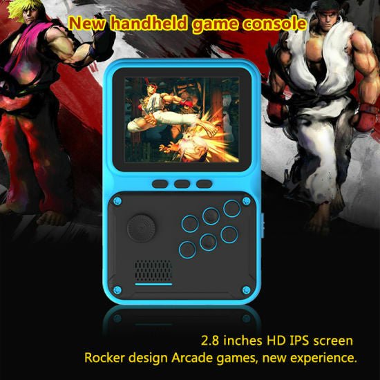 Game Player Mini Console 500 Games 3D Rocket Design