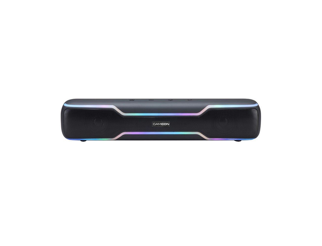 GameOn Dominator Blaze Wireless RGB Gaming Soundbar  - 20 Watt / 3000mAh / Black