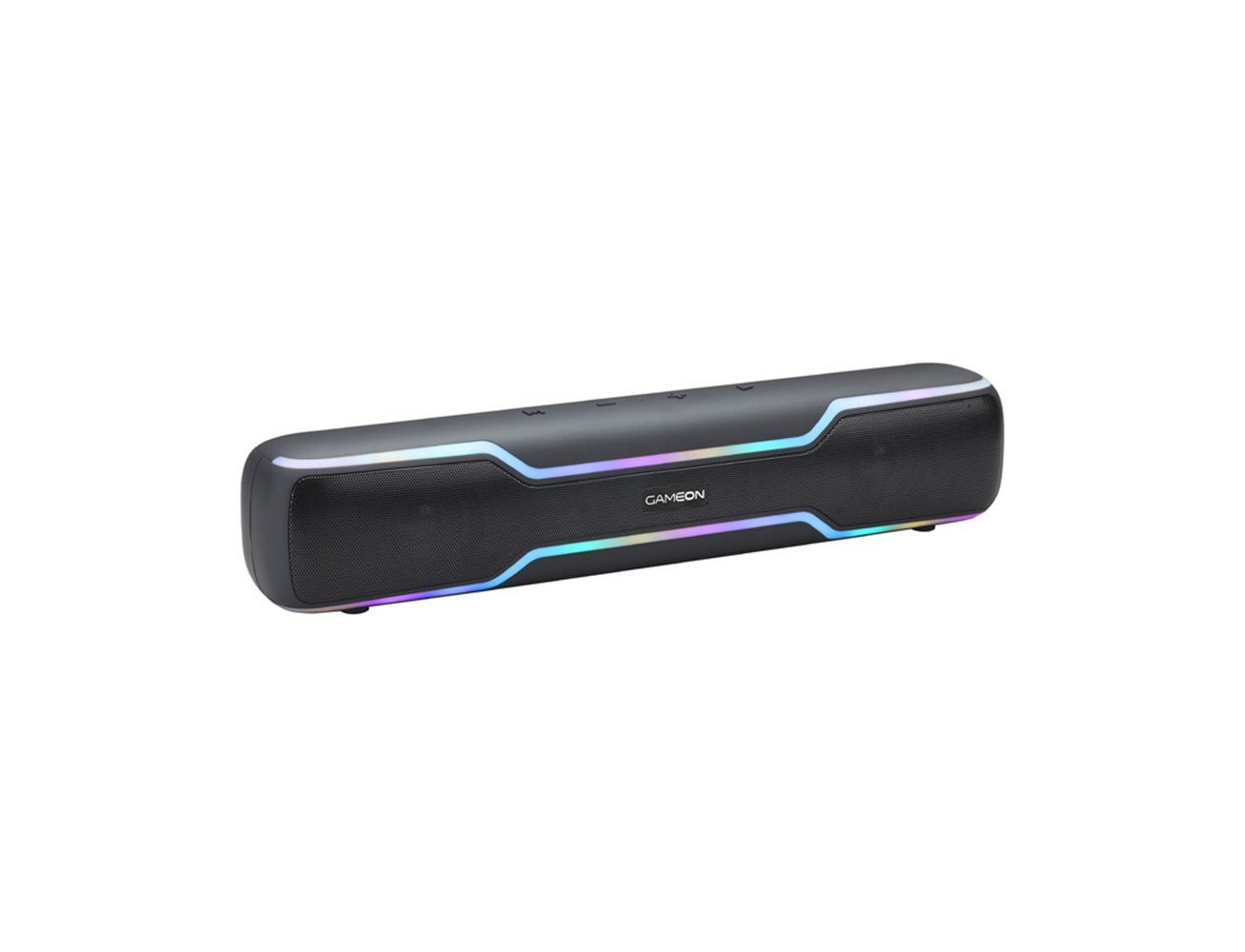 GameOn Dominator Blaze Wireless RGB Gaming Soundbar  - 20 Watt / 3000mAh / Black