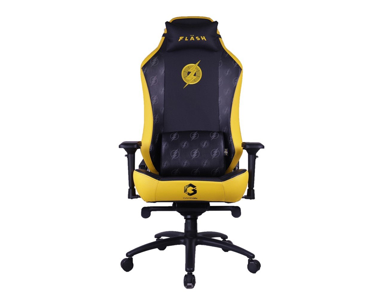 GameOn Licensed Gaming Chair With Adjustable 4D Armrest & Metal Base - Flash