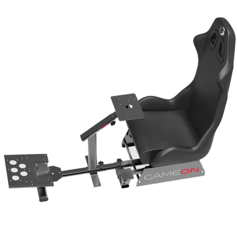 GameOn Master Pro Racing Gaming Simulator Cockpit - Black