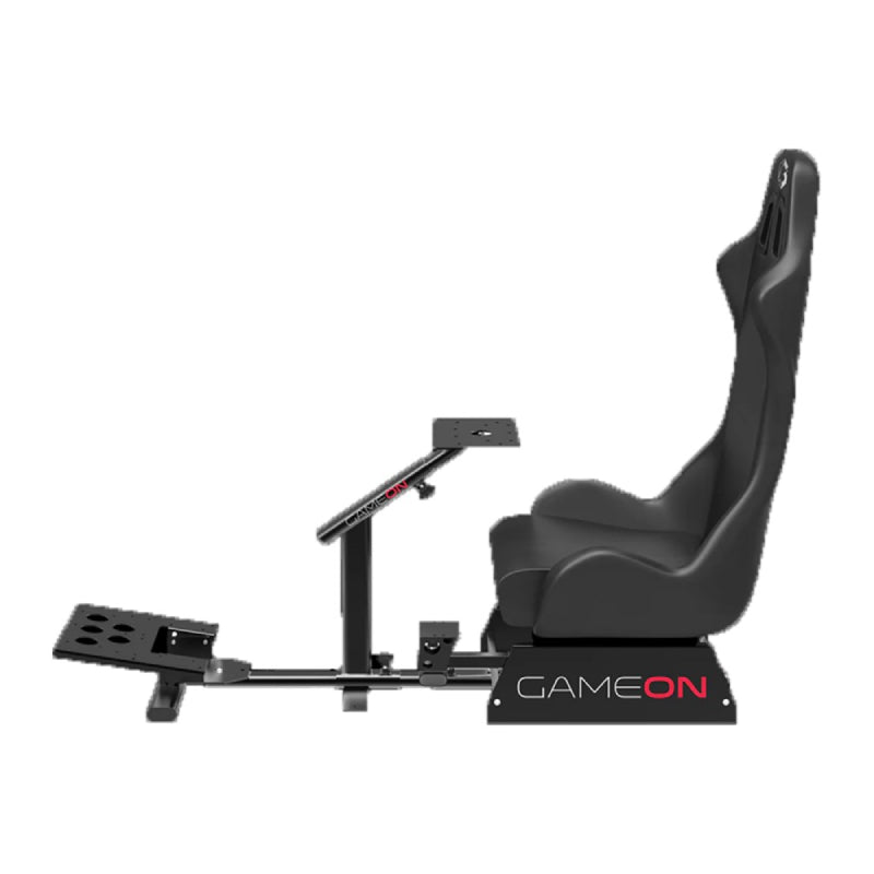 GameOn Master Pro Racing Gaming Simulator Cockpit - Black