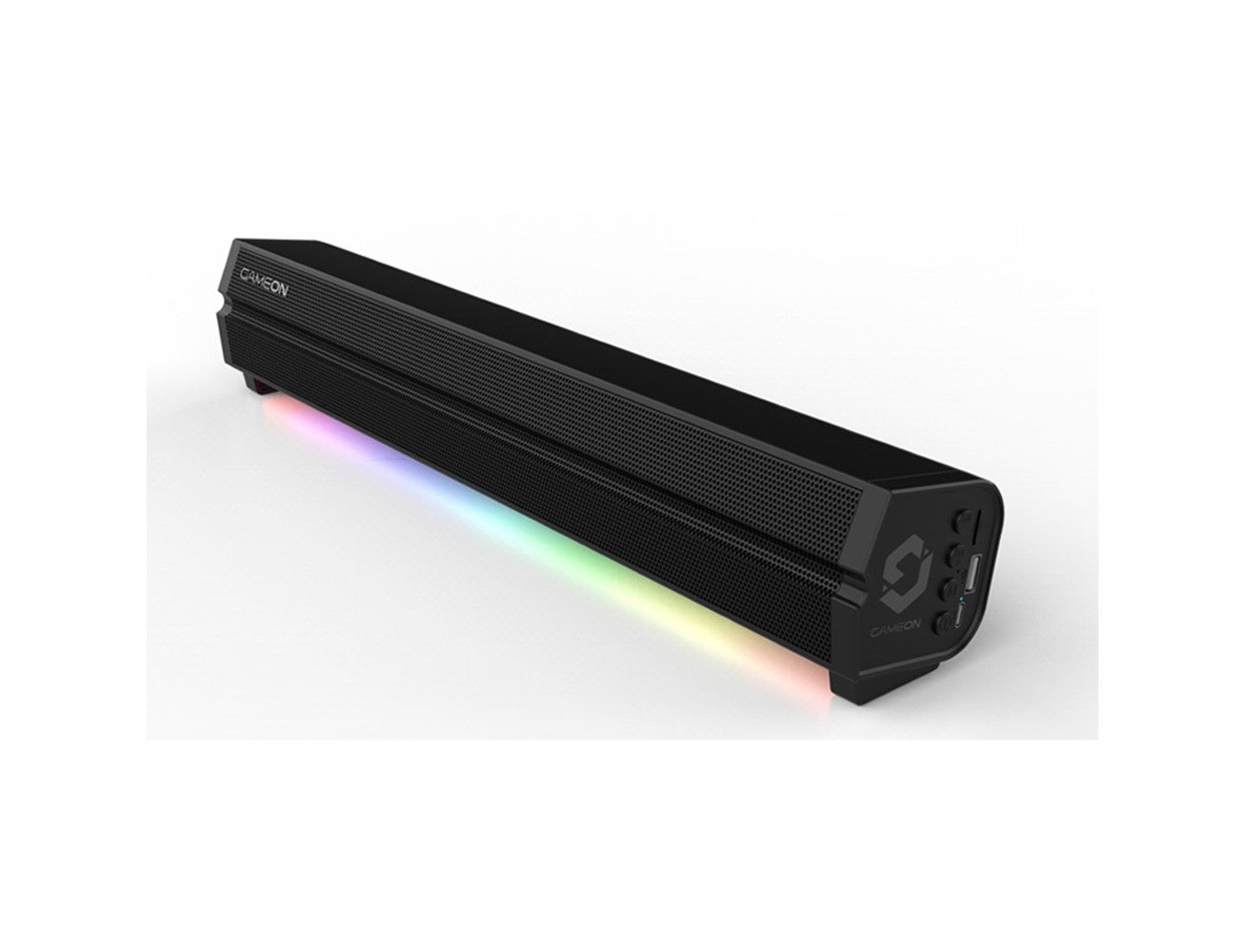 GameOn Sonicstorm X Wireless RGB Gaming Soundbar - 16 Watt / 2400mAh / Black