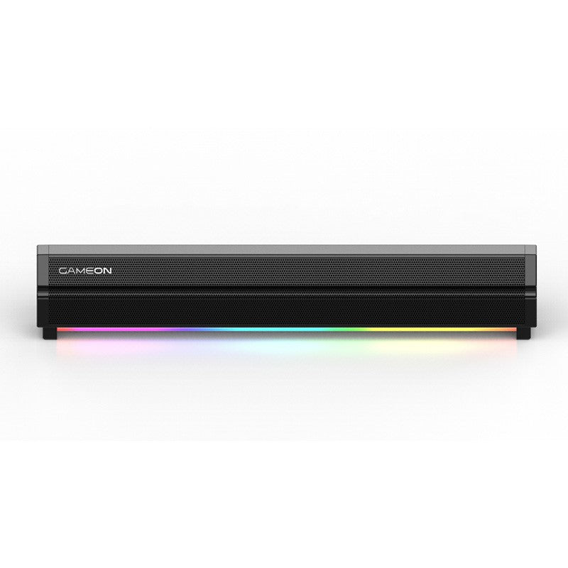 GameOn Sonicstorm X Wireless RGB Gaming Soundbar - 16 Watt / 2400mAh / Black