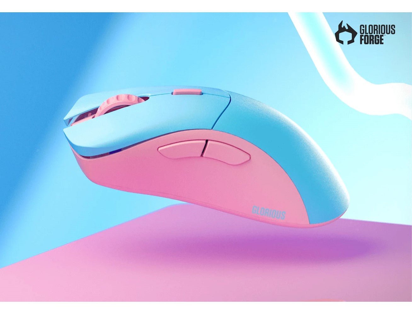 Glorious Model D Wireless PRO Mouse - Skyline Blue/Pink - Forge