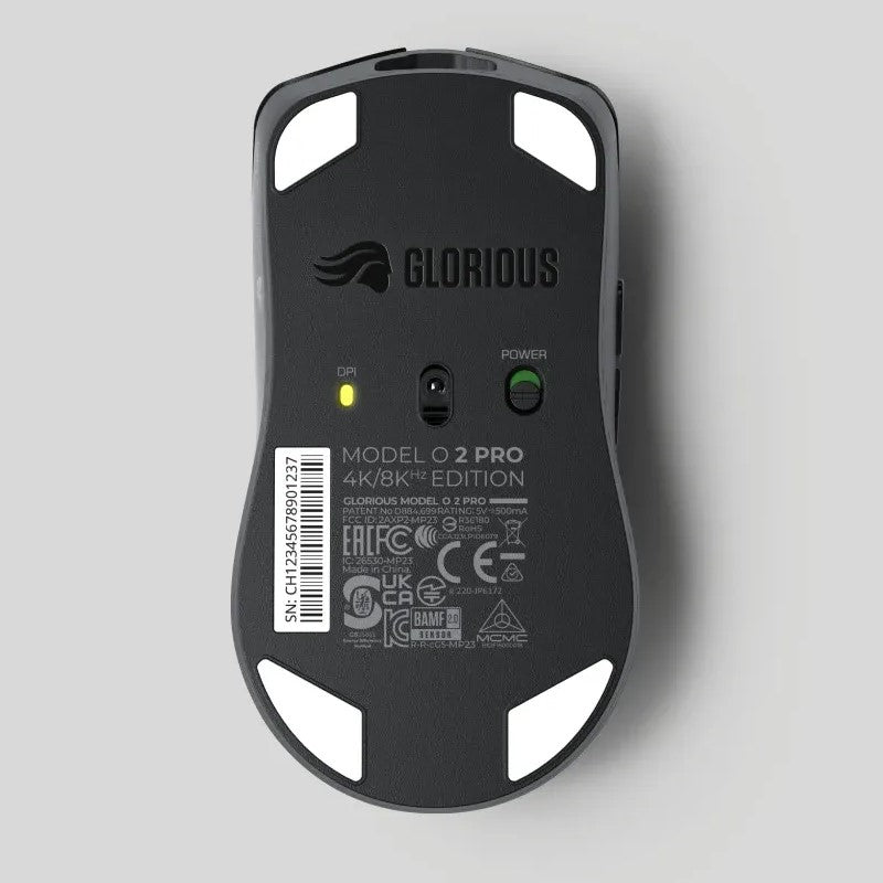 Glorious Model O 2 PRO 4K/8K Hz Wireless Competitive Gaming Mouse - Black