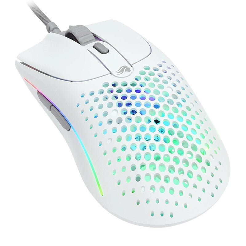 Glorious Model O 2 Wired RGB Gaming Mouse - Matte White