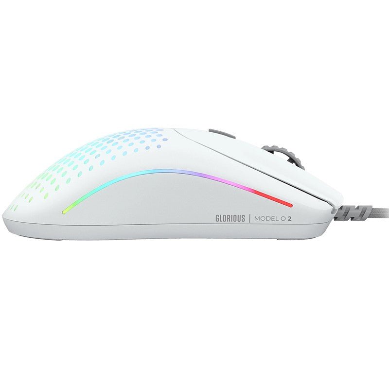 Glorious Model O 2 Wired RGB Gaming Mouse - Matte White