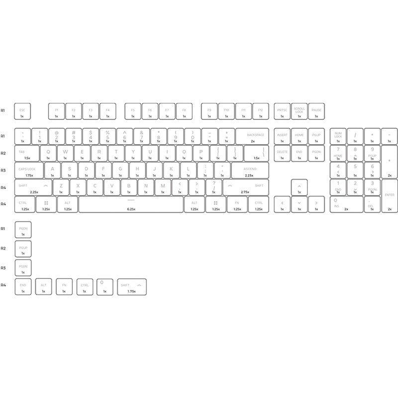 Glorious PBT Nebula Key Caps For Mechanical Gaming Keyboards