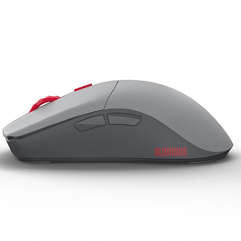 Glorious Series One PRO Wireless Mouse - Centauri - Grey/Red - Forge