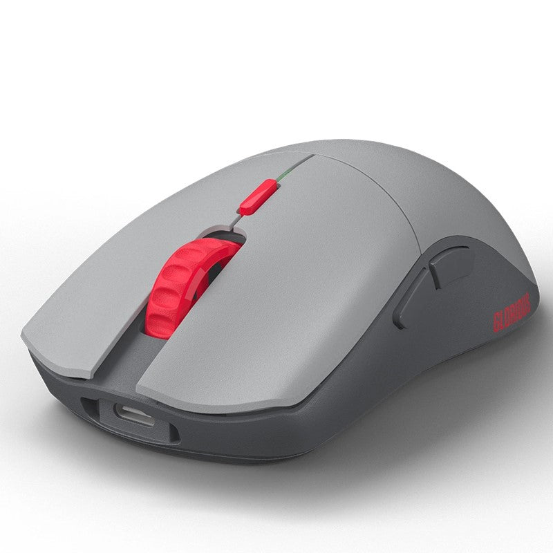 Glorious Series One PRO Wireless Mouse - Centauri - Grey/Red - Forge