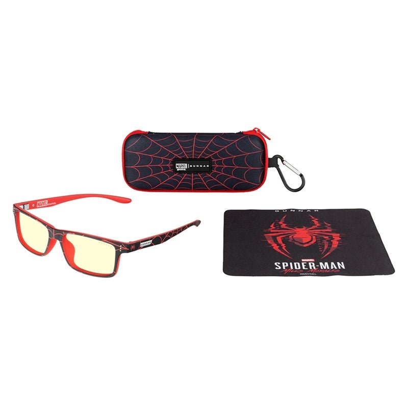 Gunnar Marvel Cruz Spider-Man Miles Morales Edition Gaming Glasses - Amber Tint