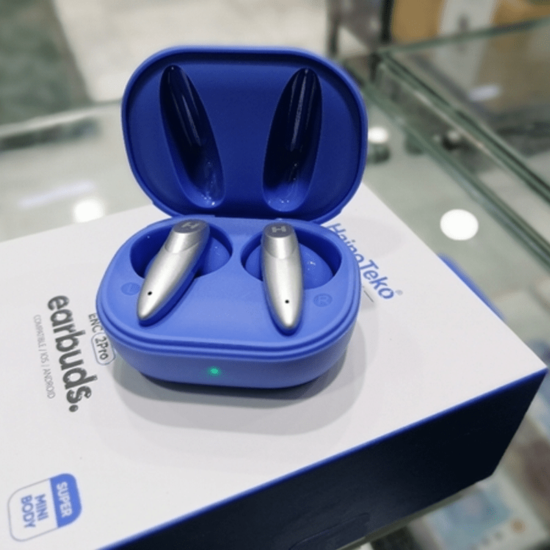 Haino Teko Enc 2 Pro Wireless Earbuds - Bluetooth 5.2 / Blue