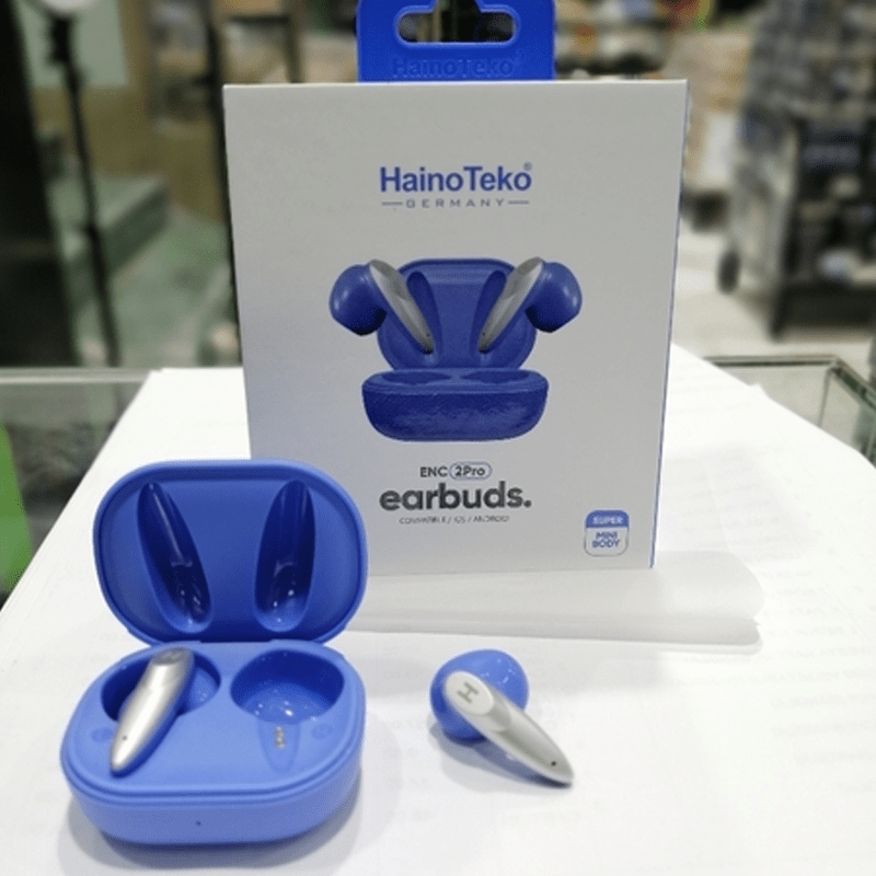 Haino Teko Enc 2 Pro Wireless Earbuds - Bluetooth 5.2 / Blue