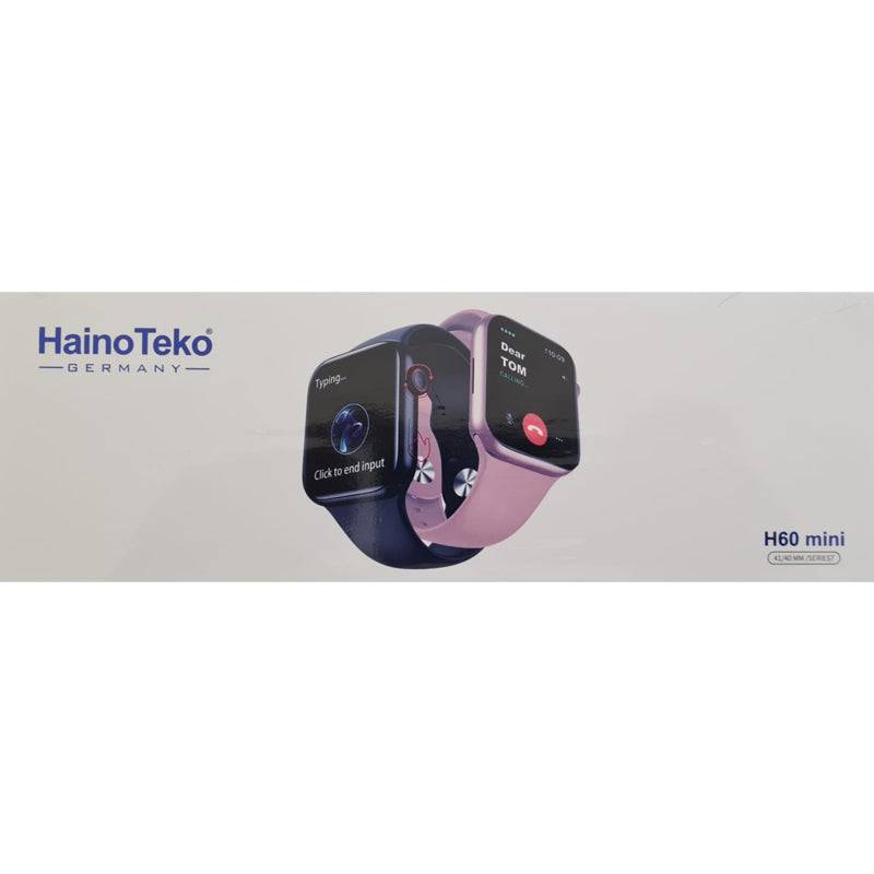 Haino Teko H60 Mini Smart Watch - 41 mm / Bluetooth / Black