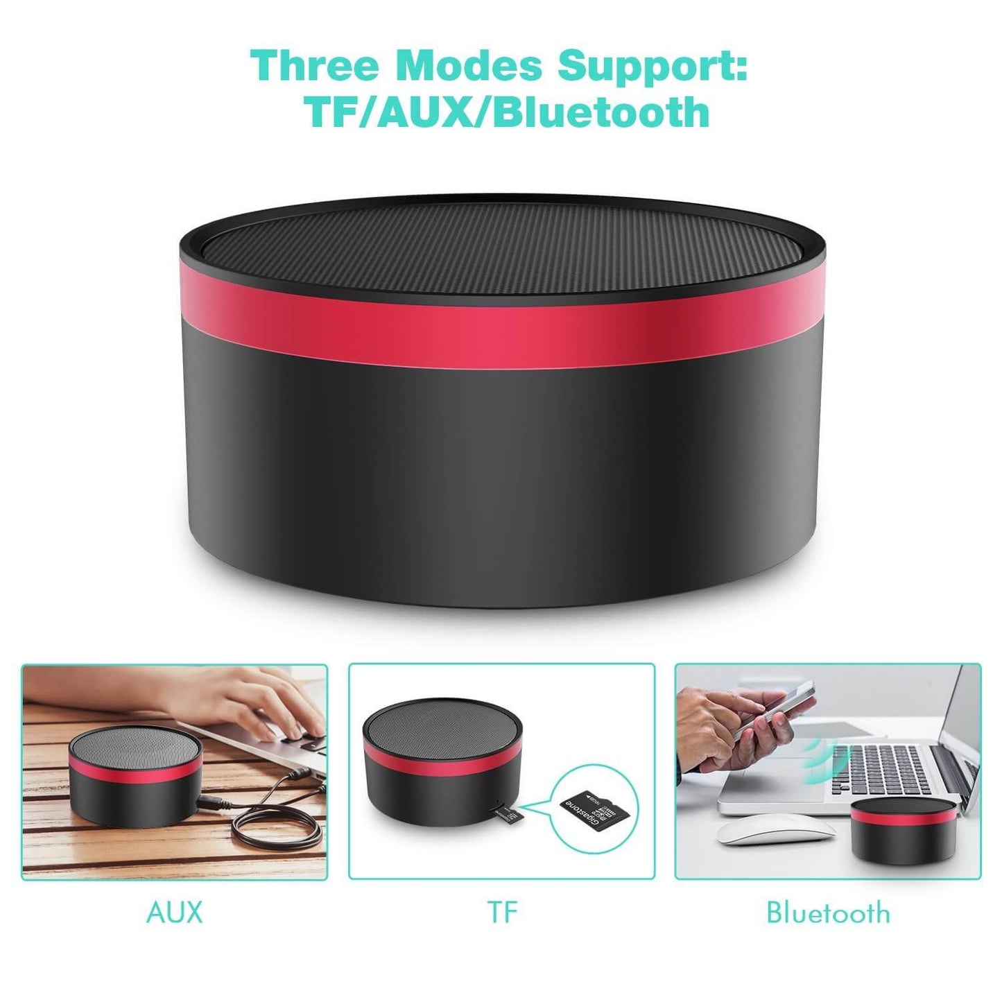 HAVIT M13 Bluetooth Speaker with SD Card Slot & Aux