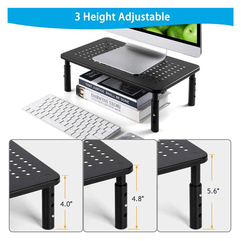 Height Adjustable Riser Stand - 3 Height Adjustable / Black