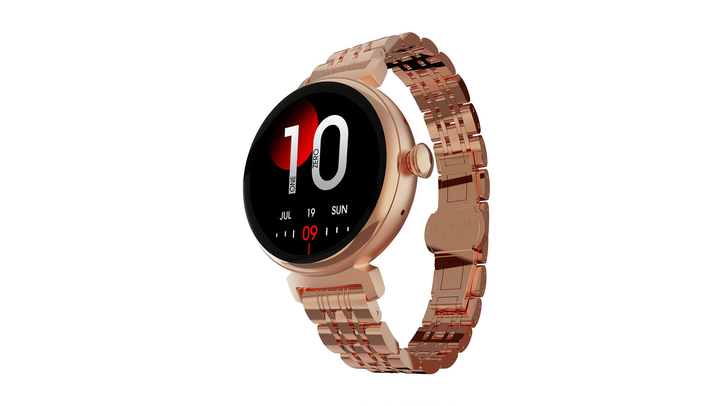 HiFuture High end outdoor bluetooth calling smartwatch - Golden PINK