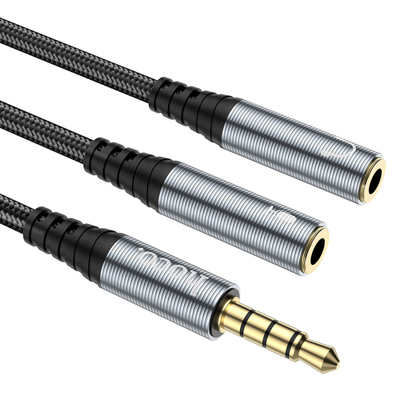 Hoco audio adapter Input Cable - 3.5mm / Black