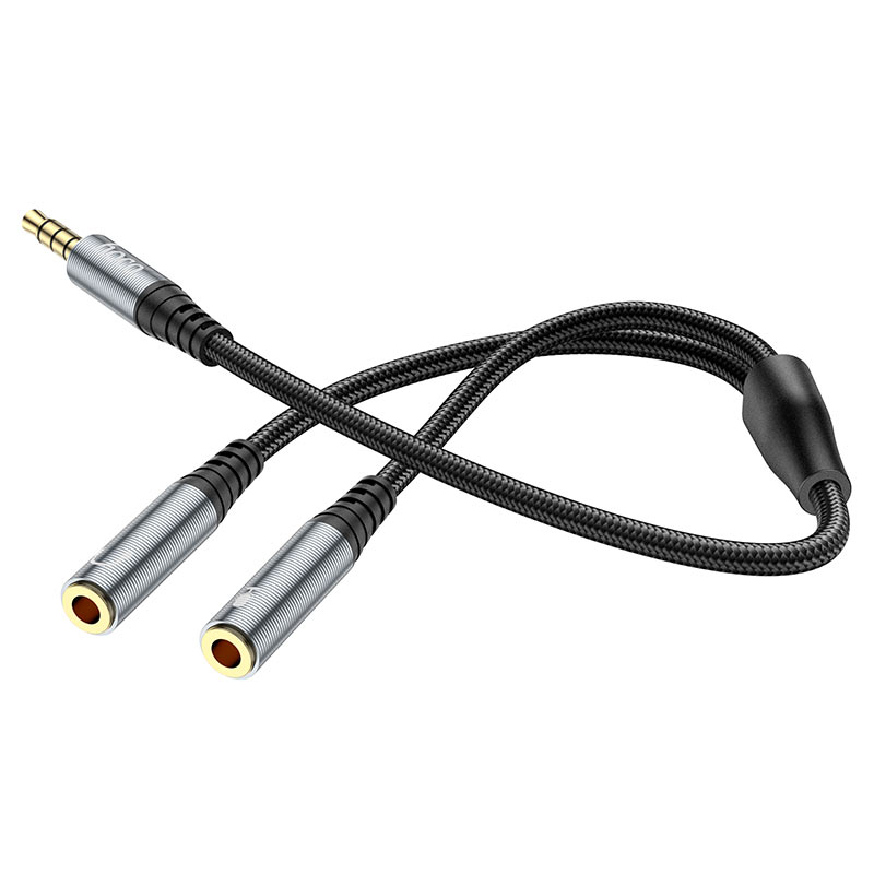 Hoco audio adapter Input Cable - 3.5mm / Black