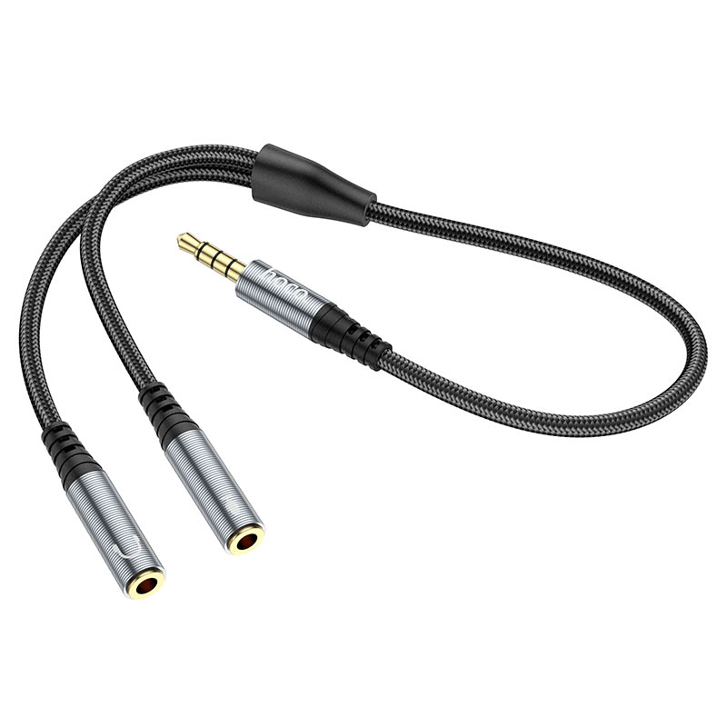 Hoco audio adapter Input Cable - 3.5mm / Black