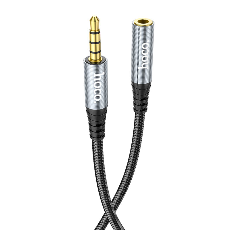 Hoco Audio Extension Cable - 3.5mm / 1 Meter / Black