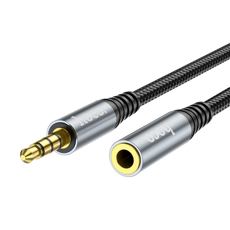 Hoco Audio Extension Cable - 3.5mm / 1 Meter / Black