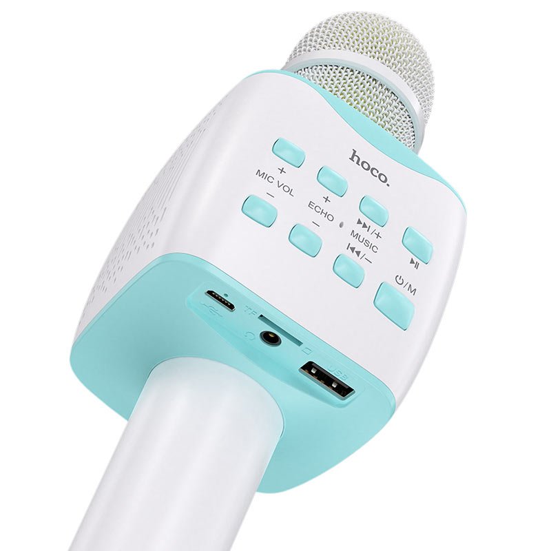 HOCO BK5 Cantando Karaoke Microphone - Bluetooth / USB / Blue