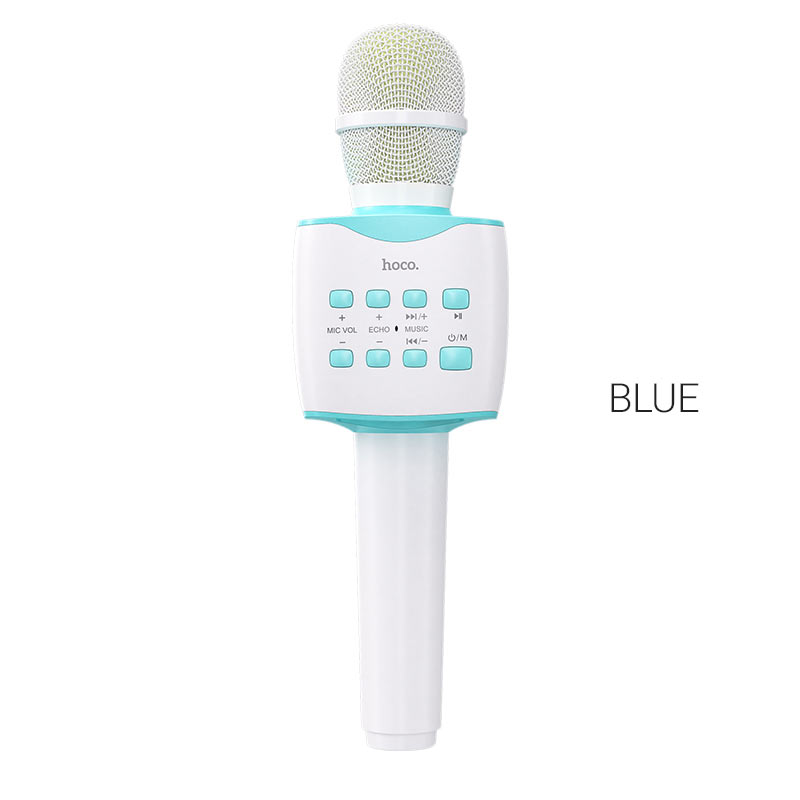 HOCO BK5 Cantando Karaoke Microphone - Bluetooth / USB / Blue