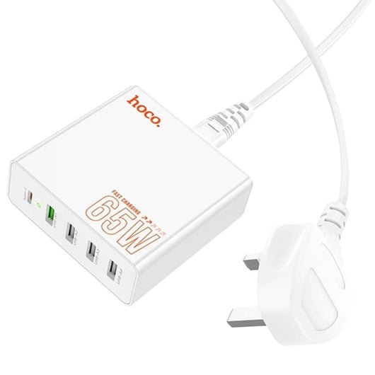 HOCO C114B 65W Fast Charger - White