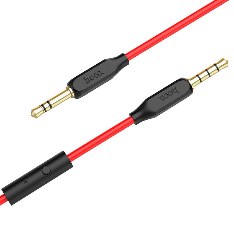 Hoco Cable 3.5mm to 3.5mm UPA12 audio AUX TPE braid with microphone