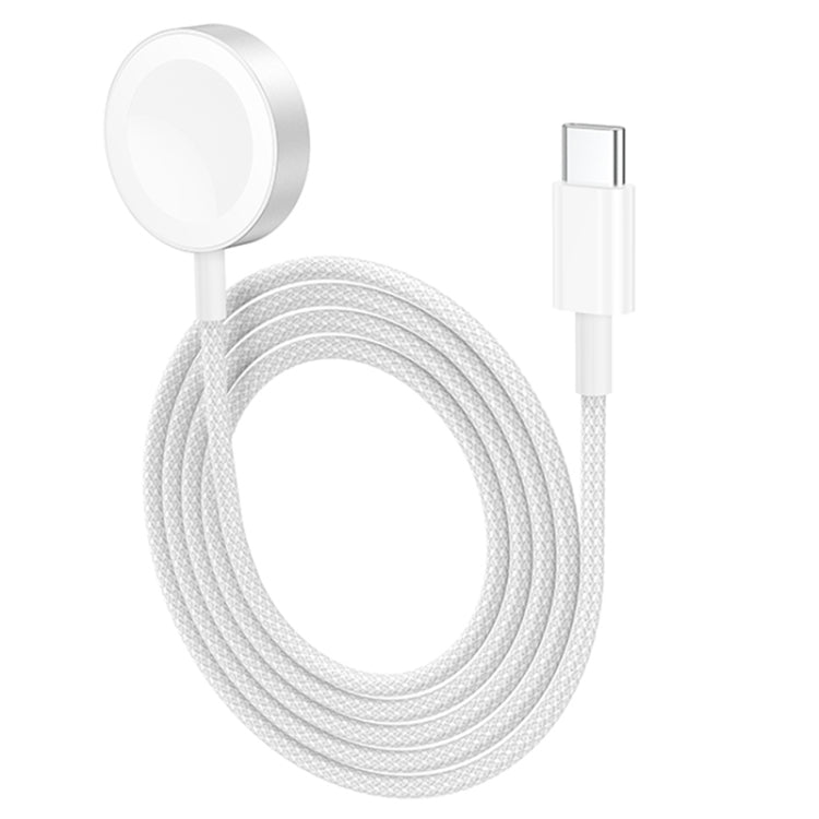 Hoco CW46 Magsafe Magnetic Watch Wireless Charger for Apple Watch Series – White