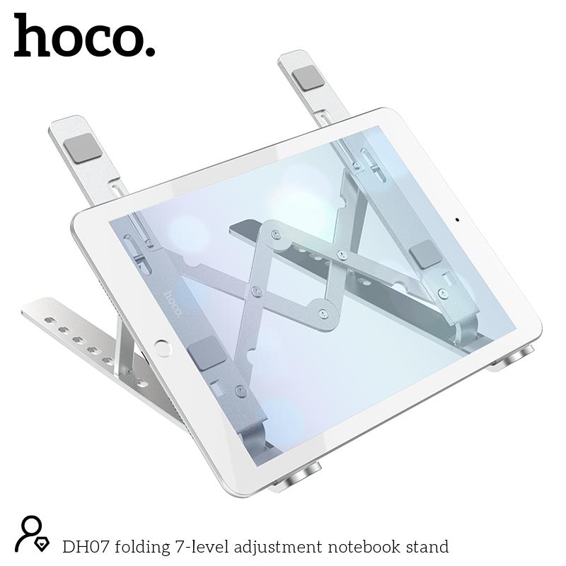 Hoco DH07 Folding 7-level Adjustment Notebook Stand - Silver – WIBI ...