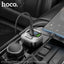 Hoco E75 30W PD USB QC3.0 Car Bluetooth MP3 FM Transmitter Charger – Black