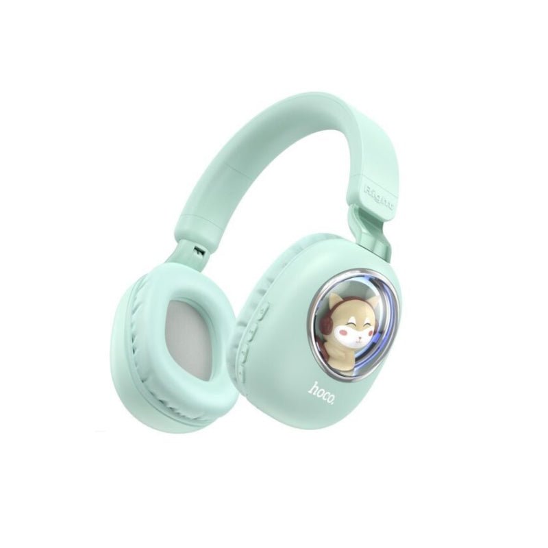 HOCO ESD11 Wireless Headphone With RGB Lights - Mint Green