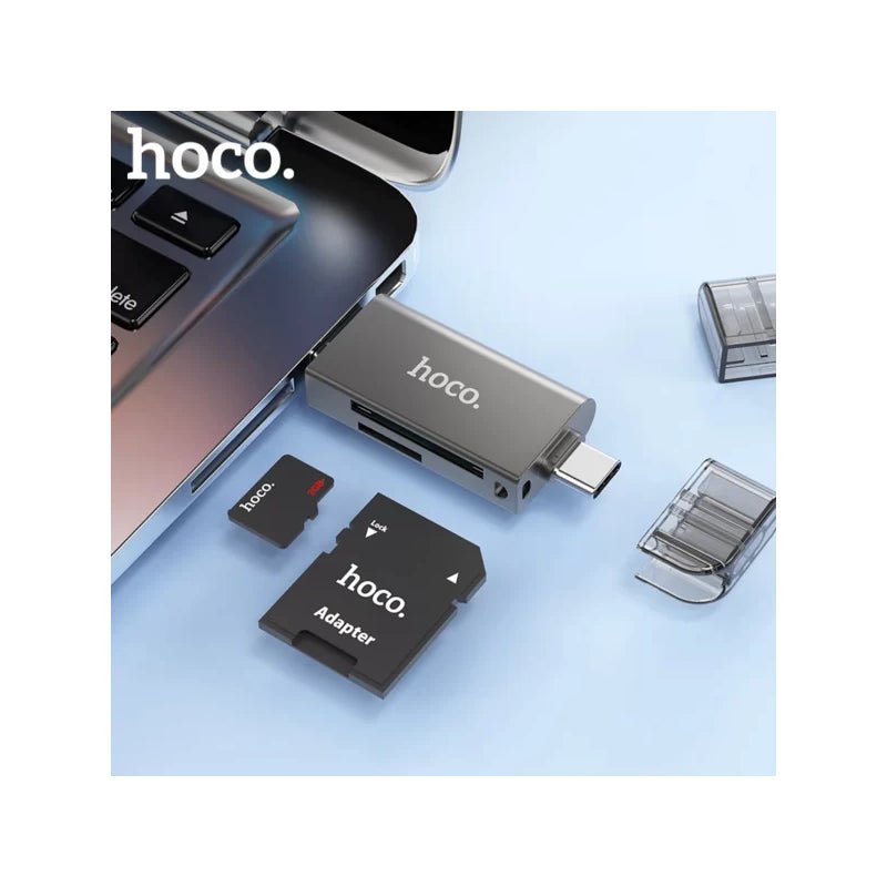 HOCO HB39 Card Reader USB Type-C 3.0 High Speed Zinc Alloy Memory Card Reader
