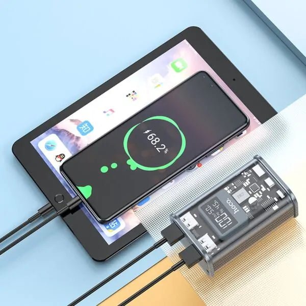 HOCO J105 Fully Compatible Power Bank 10000mAh 22.5W - Grey