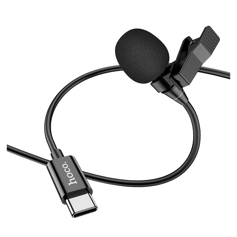 ميكروفون هوكو L14 لافالير- USB-C /متر 2/ أسود