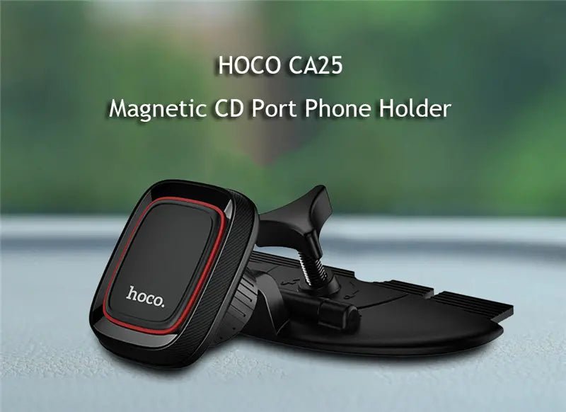 Hoco Mobax Ma25 Magnetic Car Cd Holder - Black