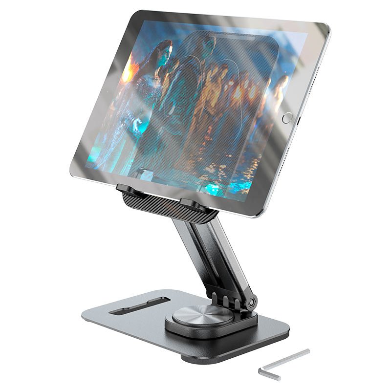 Hoco Tabletop holder PH48 Fun rotating desktop stand 360 Rotation - Black