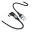 HOCO U100 Orbit Charging Data Sync Cable - USB to Lightning / 1.2 Meters / Black