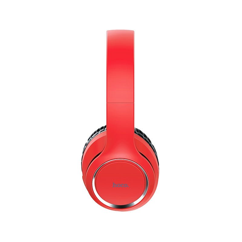 HOCO W28 Journey Wireless Headphones - Bluetooth / 40mm / Red