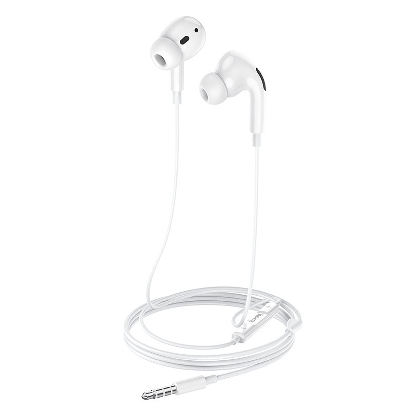 Hoco Wired earphones 3.5mm M1 Pro Original series with mic – White