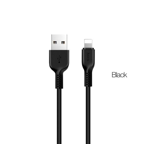 Hoco X20 Flash Charging Data Sync Cable - Lightning / 2 Meter / Black