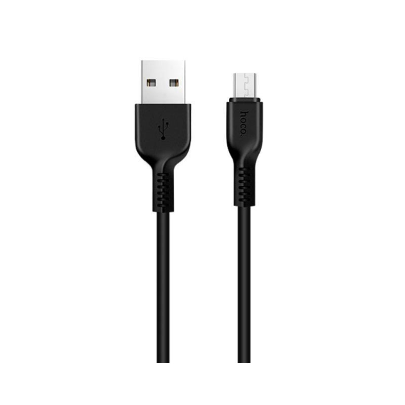 HOCO X20 Flash Charging Data Sync Cable - Micro USB / 1 Meter / Black