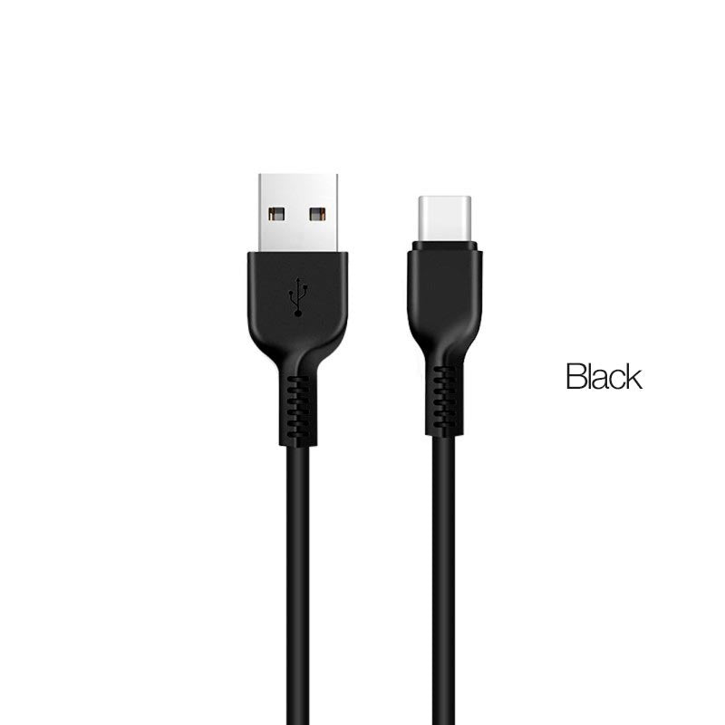 Hoco X20 Flash Charging Data Sync Cable - USB-C / 1 Meters / Black