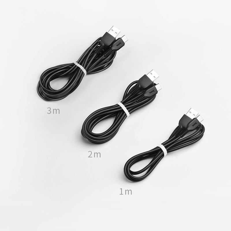 Hoco X20 Flash Charging Data Sync Cable - USB-C / 1 Meters / Black